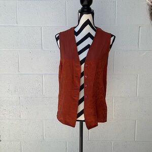 The Limited Rust Sleeveless Top